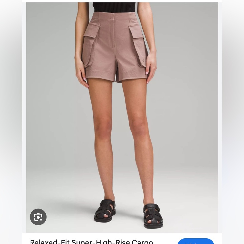 NWT Lululemon Relaxed-Fit SHR Cargo Short 4" / TWRS - Picture 5 of 7